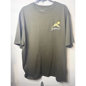 Public Supply NYC Burnt Olive Japan Souvenir Graphic‎ T-Shirt - Size 3X NWT